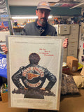 Movie Poster The Hells Angels Original Frame Harley Biker Motorcycle Gang Vtg!
