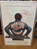 Movie Poster The Hells Angels Original Frame Harley Biker Motorcycle Gang Vtg!