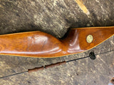 Vtg Bear Grizzly Recurve Bow 56” 45# Glass Hunting Bow Arrow Archery