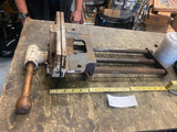 Vtg Tools Morgan 20A Large Screw Type Under bench Vise Wood Workers USA Carpente