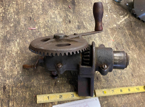 Vtg Hand Crank Commutator Lathe Drill Armature Cutter Tools Machinist Generator!