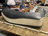 NOS OEM Seat Buddy Harley Ironhead Sportster FLH Glide Black White Sprint Factor