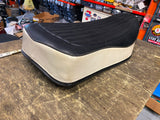 NOS OEM Seat Buddy Harley Ironhead Sportster FLH Glide Black White Sprint Factor