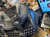 Factory Harley Saddlebags Heritage Softail FLST OEM Studs Twin Cam Nice!