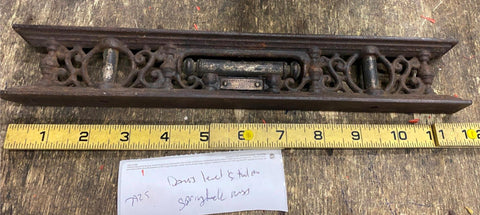 Vtg Davis Level & tool Co Carpenter 1800's Machinist Antique Fancy Cast Bubble!