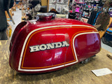 Vtg HOnda CB350 four Cylinder GAs Fuel Tank Emblems Cap Sealed