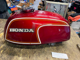 Vtg HOnda CB350 four Cylinder GAs Fuel Tank Emblems Cap Sealed