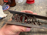 Vtg Davis Level & tool Co Carpenter 1800's Machinist Antique Fancy Cast Bubble!
