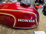 Vtg HOnda CB350 four Cylinder GAs Fuel Tank Emblems Cap Sealed