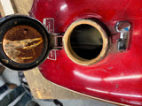 Vtg HOnda CB350 four Cylinder GAs Fuel Tank Emblems Cap Sealed