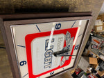 Vtg 80's Budweiser Light Beer Sign Clock 13" Man Cave Garage TAvern Breweriana!