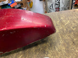 Vtg Old Skool Chopper GAs Tank Harley Honda Motorcycle Metalflake Red Panhead