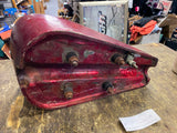 Vtg Old Skool Chopper GAs Tank Harley Honda Motorcycle Metalflake Red Panhead