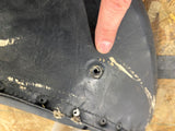 Vtg Buddy Seat Back Pad Harley Panhead Duo Hydra Glide Shovelhead Acc Passenger!