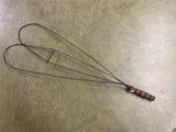 VTG Antique Made In USA Heart Shaped Rug Beater Primitive Farm Tool Collectable