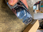 OEM Harley Panhead Air Cleaner cover Factory Orig 56-65 Stainless Chrome Servica