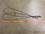 VTG Antique Made In USA Heart Shaped Rug Beater Primitive Farm Tool Collectable