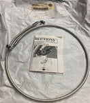 Harley 2001-2005 Dyna FXDL Diamond Back Stainless Braided Front Brake Line 42"