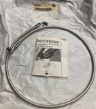 Harley 2001-2005 Dyna FXDL Diamond Back Stainless Braided Front Brake Line 42"