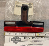 OEM Chrome Harley FLH FXR Shovelhead Evo Heritage Dyna XLH License Plate Bracket