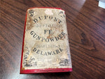 VTG Antique Made In USA 1920s Dupont Superfine FF Gunpowder Tin EMPTY