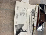 OEM Chrome Harley FLH FXR Shovelhead Evo Heritage Dyna XLH License Plate Bracket