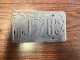 Vtg 1958 Pennsylvania Motorcycle License Plate Harley Panhead sportster triumph