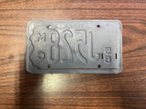 Vtg 1958 Pennsylvania Motorcycle License Plate Harley Panhead sportster triumph