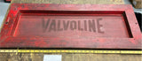 Vtg Valvoline Oil Gas Collector Sign Silk Screen Decor Man Cave Garage Advertisi