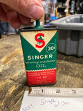 Handy Oiler "SINGER" Sewing Machine Oil Can Tin Vtg Oil Gas Petroliana Collector