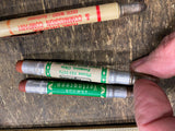 Lot Vtg Advertising Mini Bullet Pencils Farming Seed Agriculture Fertilizer Food
