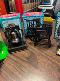 Lot Of 5 Antique Finished Die-Cast Miniature Pencil Sharpeners Various Kinds