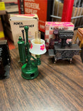 Lot Of 5 Antique Finished Die-Cast Miniature Pencil Sharpeners Various Ones