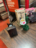 Lot Of 5 Antique Finished Die-Cast Miniature Pencil Sharpeners Various Ones