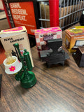 Lot Of 5 Antique Finished Die-Cast Miniature Pencil Sharpeners Various Ones