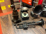 Lot Of 7 Antique Finished Die-Cast Miniature Pencil Sharpeners No Boxes