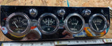 Vtg Under Dash Guage Kit Hot Rod Temp Oil press Amp Lights Mopar Chevy Ford Musc