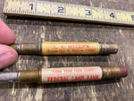 Lot Vtg Advertising Mini Bullet Pencils Insurance Land contracts Grange Mutual
