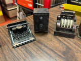 Lot Of 6 Antique Finished Die-Cast Miniature Pencil Sharpeners No Boxes Variety