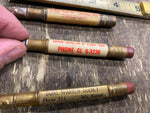 Lot Vtg Advertising Mini Bullet Pencils Insurance Land contracts Grange Mutual