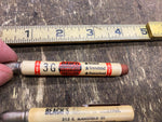 Lot Vtg Advertising Mini Bullet Pencils Road machinery Davco GS GRAce Chemical