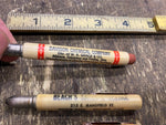 Lot Vtg Advertising Mini Bullet Pencils Road machinery Davco GS GRAce Chemical