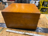Vtg Electronics superior instrument co ohm meter 610-b Wood Case Tester Electric