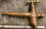 Antique Pittsburgh Mckenna Keg 1800's Brass Penn Brewery Duquesne 12" Beer Tap!