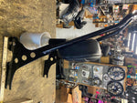 OEM Black Tall Sissybar Passenger Backrest Sportster 2004^ W pad Harley 883 1200