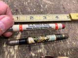 Lot Vtg Advertising Mini Bullet Pencils Advanced drainage funk sons Wonder Cave