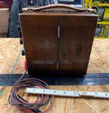 Vtg Electronics Roller Smith Co ohm meter Wood Case Tester Electric Bethlehem pa