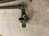 Art Deco Inverted Gas Swing Arm Wall Sconce Light Fixture Brass Burner Antique 2
