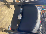 OEM Black Tall Sissybar Passenger Backrest Sportster 2004^ W pad Harley 883 1200