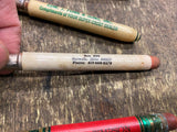 Lot Vtg Advertising Mini Bullet Pencils Advanced drainage funk sons Wonder Cave